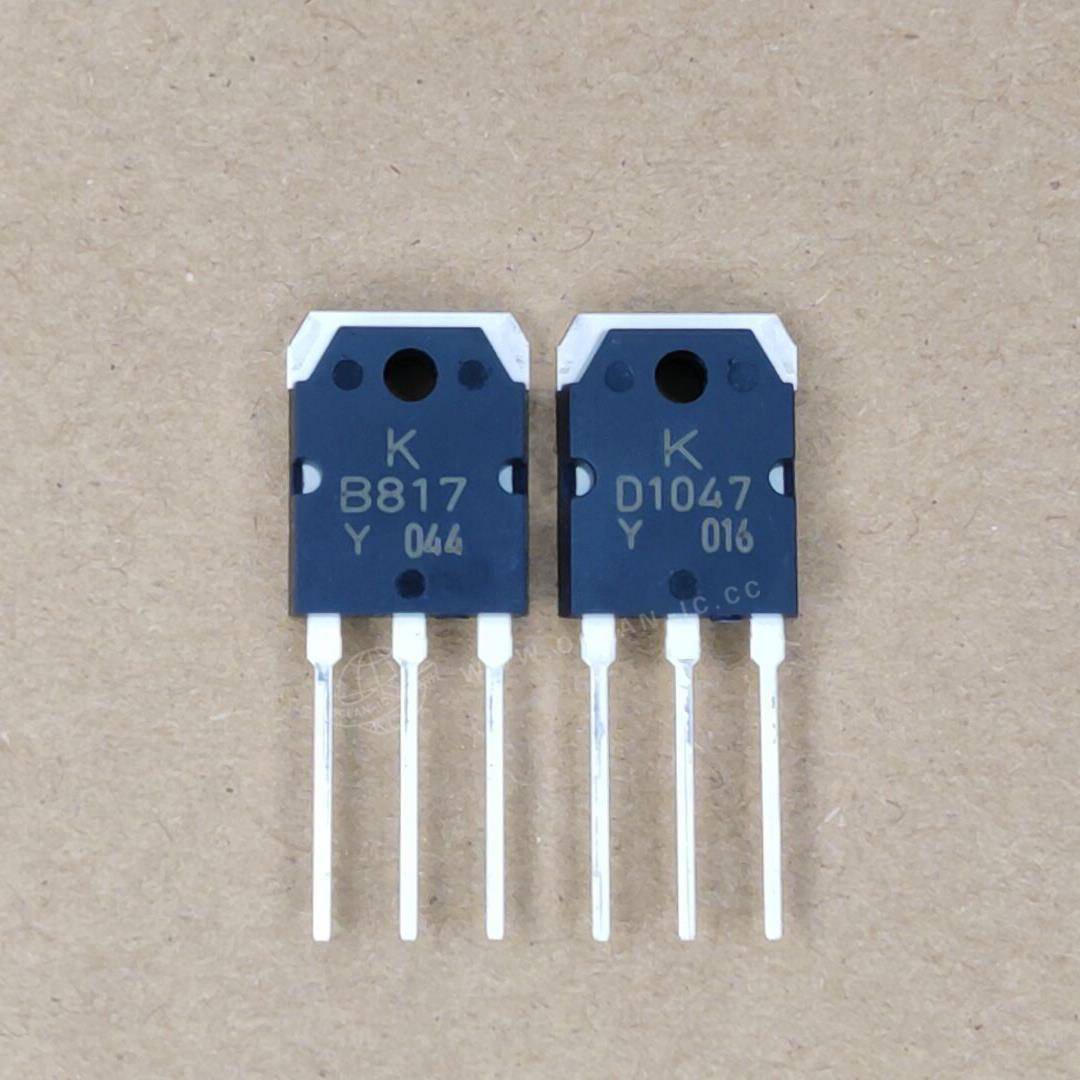 KTB817 KTD1047 2SB817 2SD1047 B817 D1047 Y 三极管原装韩国KEC - 图0