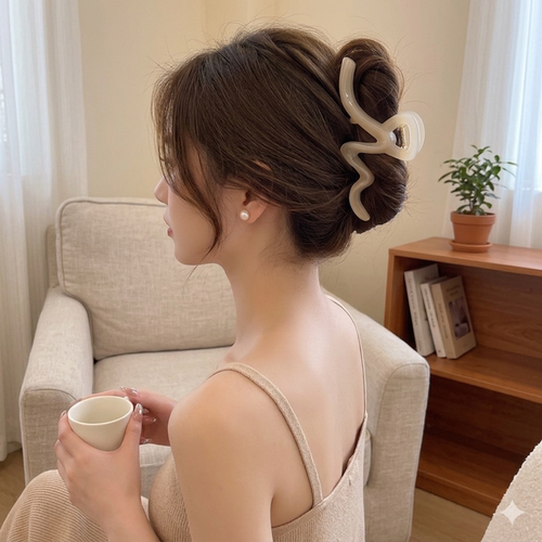 超大号适合发量多波浪抓夹女高级感后脑勺发夹新款盘发发抓夹子 - 图0