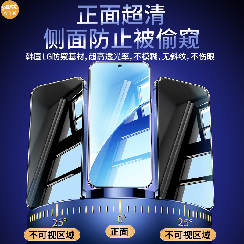 适用小米15钢化膜小米17promax超声波防窥膜17pro手机膜xiaomi14偷窥13指纹解锁专用全屏新款无尘仓保护贴膜 - 图2