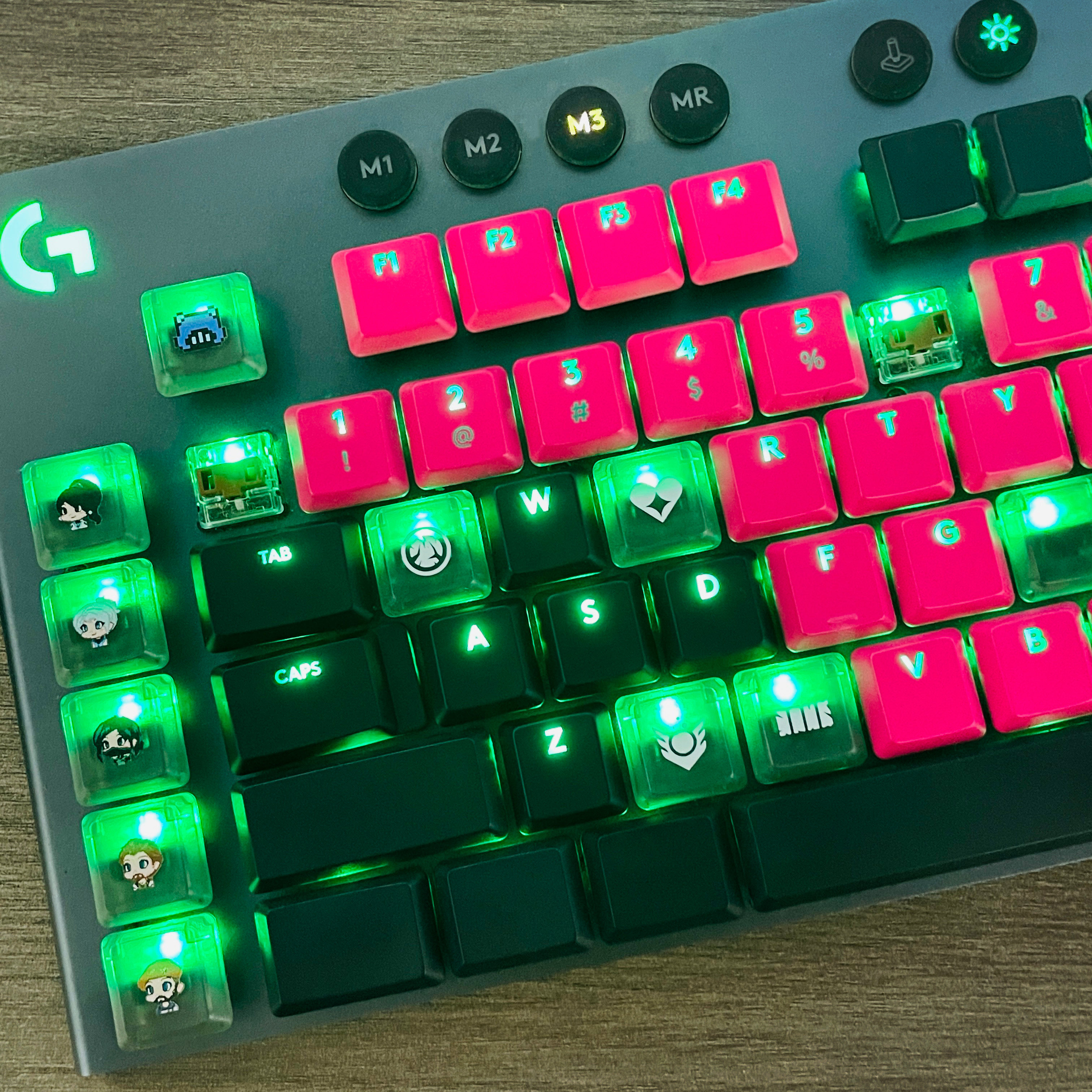 无畏契约G913键帽打瓦技能透光 仅适用罗技G913/G813机械键盘客制 - 图1