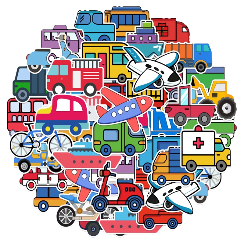 50张原创卡通玩具小汽车卡通动漫防水装饰贴画拉杆箱手帐水杯手机贴纸,淘宝优惠券,粉丝福利购,淘宝优惠卷