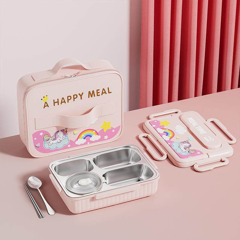 小生学一年级盒该学生饭盒方形分格午餐便当盒316女不锈钢餐427保,淘宝优惠券,粉丝福利购,淘宝优惠卷