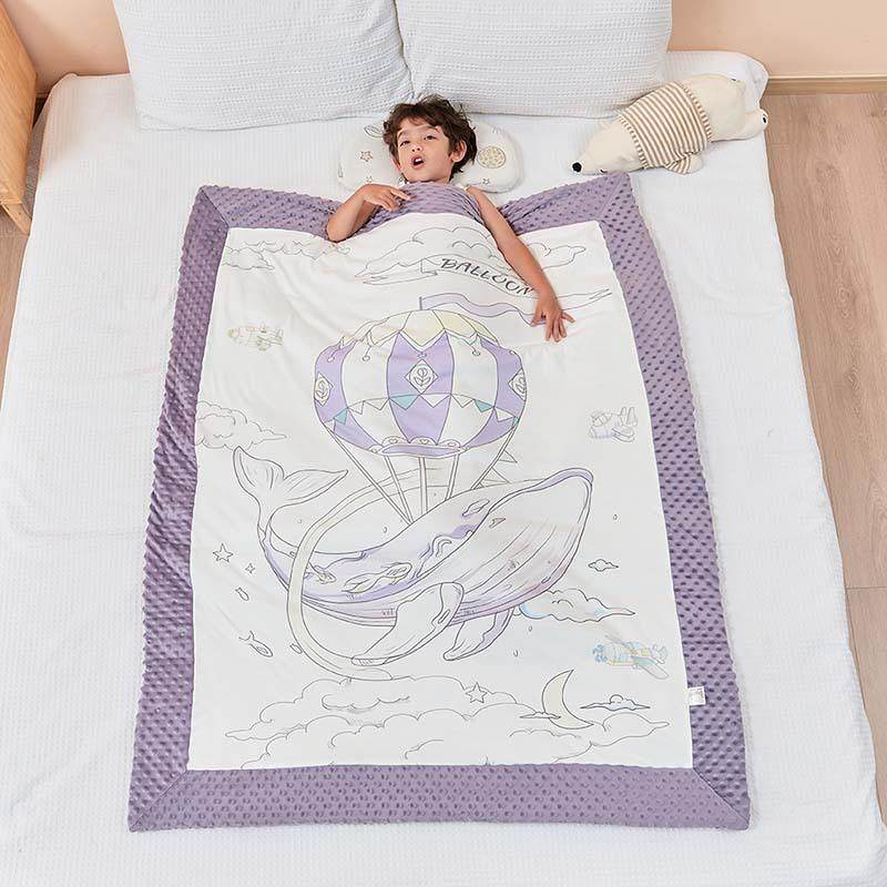 家婴儿儿童被子柔软豆3厂D豆豆园绒秋冬加厚豆毯幼534儿盖毯抱被,淘宝优惠券,粉丝福利购,淘宝优惠卷