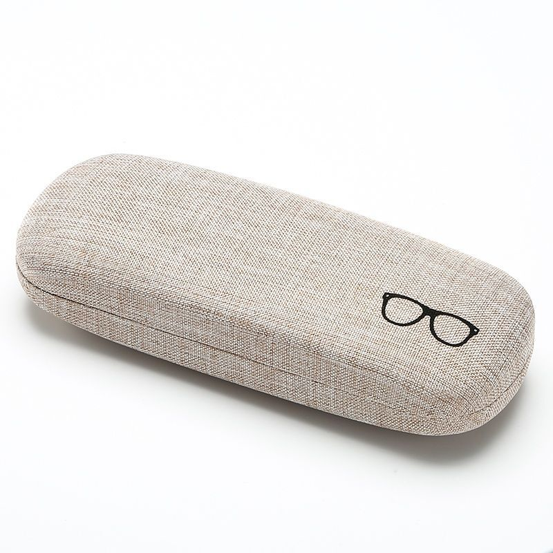 眼镜盒近视眼睛盒棉麻少女款简约原宿男生创意个性便携防压墨镜盒 - 图2