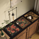 New Chinese style high-end TV cabinet table mat medieval style mat
