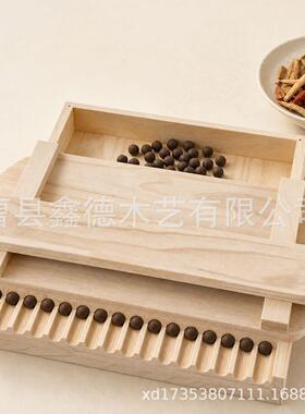 木质制丸盒蜜丸制作工具制丸机小型家用丸搓丸板