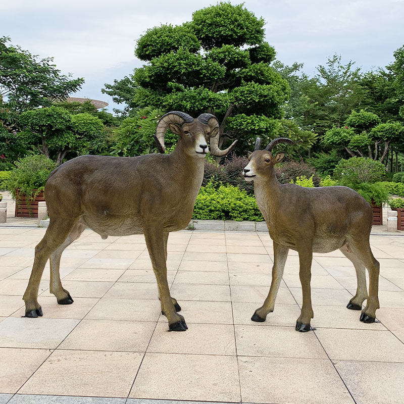 极速仿真盘羊公园草m坪玻璃钢雕塑户外大型园林景观装饰工艺品动,淘宝优惠券,粉丝福利购,淘宝优惠卷