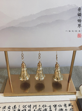 极速新中式禅意样板房间摆件组y合售楼处书房书桌玄关全案装饰画