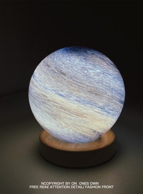 星辰大海,浩瀚星河治愈系浪漫行星水晶球送朋友节日生日礼物