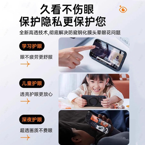 牛加好适用苹果15promax钢化膜18Pro手机膜iPhone17电镀16plus13防偷窥11新款12全屏14覆盖xsmax贴e防摔x爆xr - 图2