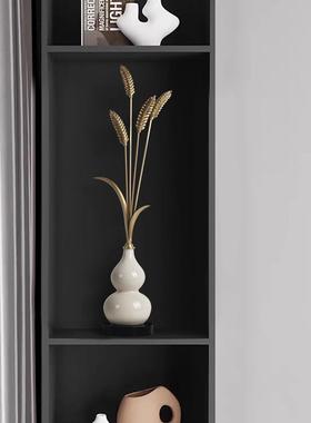 新中式葫芦摆件客厅玄关电视柜装饰品乔迁新居开业礼物麦穗摆件