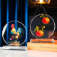 Crystal ornaments, persimmon persimmon Ruyi ornaments, living room entrance decorations, housewarming gifts, gifts for friends and besties