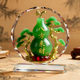 Crystal gourd brings wealth from all directions, will make you rich immediately, ornaments for housewarming and opening, fortune and luck, craft decorations for desktop