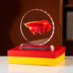 Good luck crystal rooster ornaments living room wine cabinet entrance housewarming gifts home decoration shoe cabinet craft gifts
