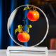 Crystal ornaments, persimmon persimmon Ruyi ornaments, living room entrance decorations, housewarming gifts, gifts for friends and besties