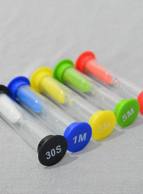 6色计时沙漏 玻璃创意摆设沙漏 广告礼品 玩具配件沙漏计时器
