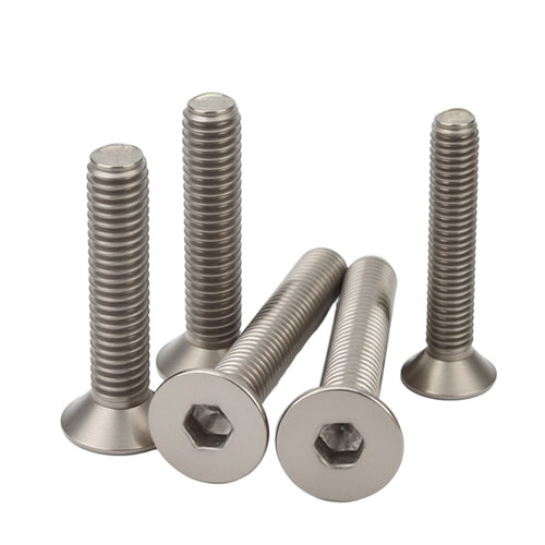 TA2钛螺丝纯钛沉头内六角螺丝钛合金平头内六角螺钉M2M3M4M5M6M10-图0