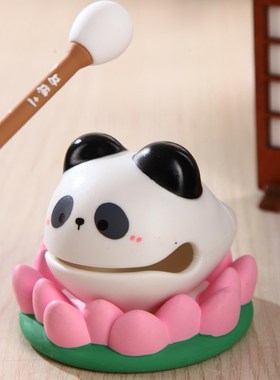 小木鱼敲打解压摆件熊猫办v公桌装饰情绪稳定神器儿童老教师节礼