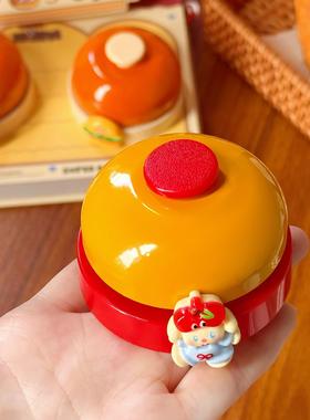 铃铛手按抢答铃宠物传唤铃可爱卡通前台上菜铃餐桌铃直播间成交铃