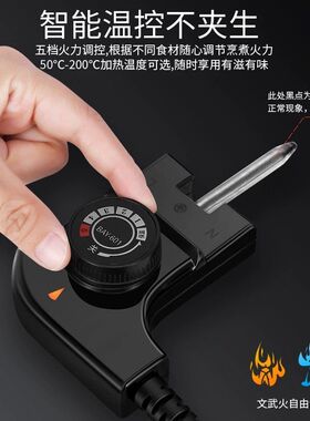 烤鱼纸包鱼专用锅插电纸上烤鱼炉商用不粘烤肉锅烤鱼盘长方形家用