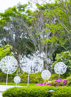 户外园林景观不锈钢镂空蝴蝶雕塑公园庭院花丛草坪昆虫装饰大摆件