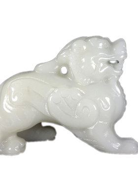 天然玉石貔貅摆件一对招财皮丘客厅玄关高档装饰办公室桌开业礼物