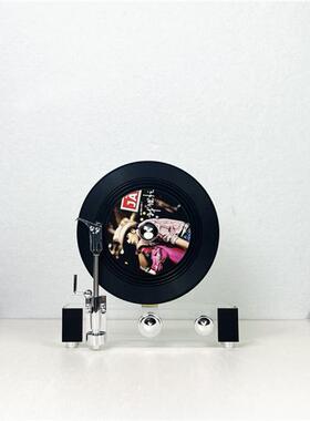 休闲黑胶唱片机模型/覆古留声机桌面唱片机模型/高端装饰装饰礼品