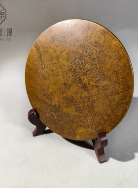 古玩杂项收藏百子千孙铜镜小怀镜新娘专用压腰镜婚礼婚庆中式圆镜