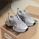 Xiyu Dad Shoes Women's 2025 Summer New Thick-Soled Heightening Sports Shoes Casual Mesh Breathable White Shoes Lightweight