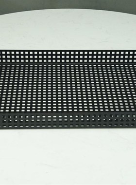 简约托盘金属长方形黑色客厅茶几茶盘杯盘家居装饰.收纳盘摆件