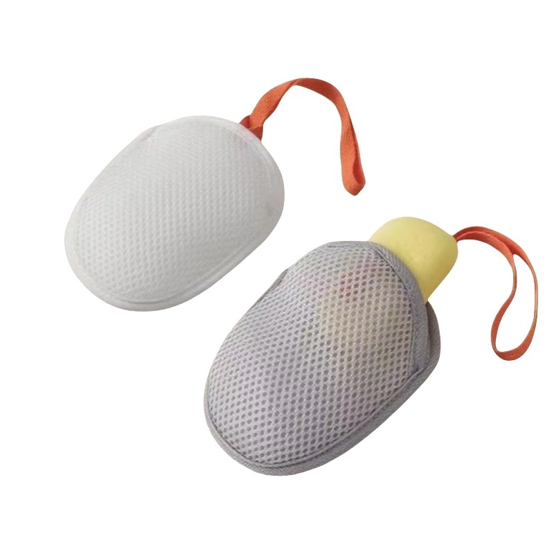 三明治肥皂袋起泡网双面香皂网袋搓澡神器沐浴擦洗面奶洁面发泡网 - 图3