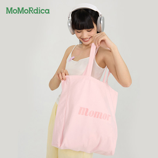 Momordica сумка через плечо из чистого хлопка большая вместительная холщовая сумка