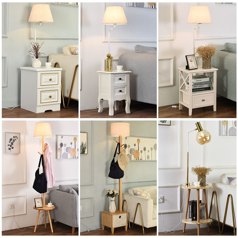 极速创意客厅f卧室儿童原木色床头柜智能无线充电一体可拆卸护眼,淘宝优惠券,粉丝福利购,淘宝优惠卷