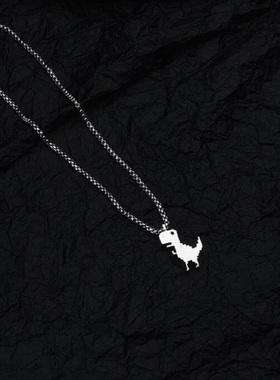 极速Hip Hopf Pendant  Cool Personality Punk Dinosaur Necklac