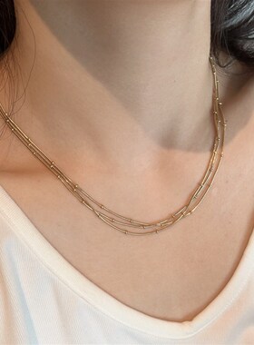 极速versatile foldoing necklace spring and summer new style