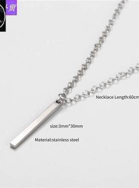 极速European Men Hip hop necklace Pendant Simple aUccessorie