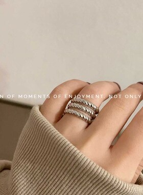 极速metal ring clold wind versatile temperament ring ring gi