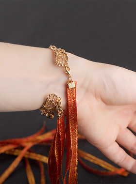 极速异域敦煌风大臂环臂钏手臂饰品臂链胳膊装Q饰臂镯手链流苏古