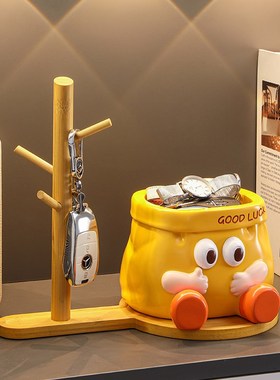 入户放钥匙收纳盒玄关摆件进门口鞋柜客厅家居装饰品乔迁新居礼物