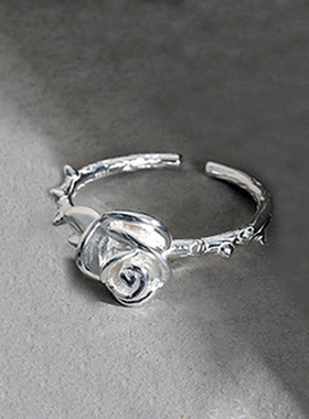 极速.2023 fasihion trend jewelry ring non-fading metal stain