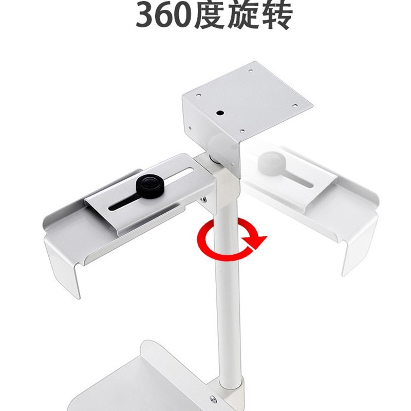 Computer main rack suspended home desk under desktop chassis bracket fixed bracket sub-wall hanging bracket