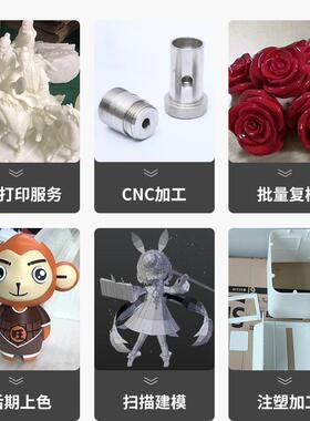3d打印服务手板模型可定制手办摆件CNC加工塑料沙盘医疗硅胶复模