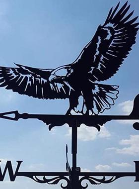 跨境欧式风向标户外院子公园天台屋顶指示牌摆件铁艺创意礼品