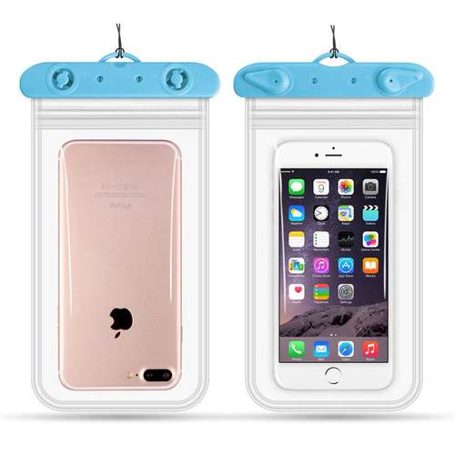 手机防水袋高透可触屏户外漂流溯溪防水包pvc密封透明防水手机套 - 图3