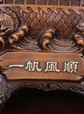 一帆风顺帆船摆件公司大厅前台办公室桌商务乔迁升职开业工艺礼品