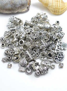 混装吊环隔珠花托手工diy