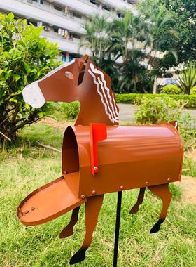 独特的小马信箱金属铁艺源头生产工厂