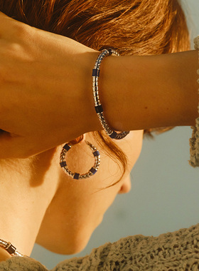 CISSY SHI【蒯仔同款】光之影系列浮雕珐琅手链高级感百搭男女