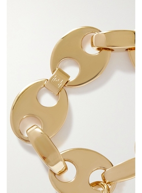 【折扣】Paco  Rabanne 女随性金色圆形吊坠手链