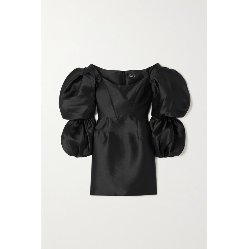 【折扣】Solace London 女一字肩缎面连衣裙晚礼服,淘宝优惠券,粉丝福利购,淘宝优惠卷